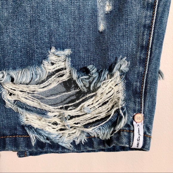 One x One Teaspoon High Waist Jean Skirt - Picture 4 of 10